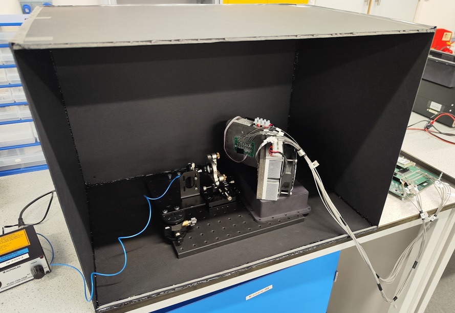 Entangled photons detection setup